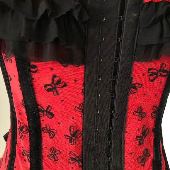 ❤️❤️Coquette Boned Corset Bustier BNWOT❤️❤️ - Picture 6 of 10